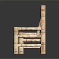 Natural Wood Outdoor Table With Matching Chairs For Garden Patio Space