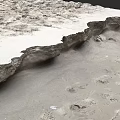 Detailed Microtopography Sandy Surface With Natural Textures And Subtle Undulations