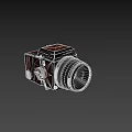 Vintage Bronica Medium Format Camera With Wooden Body And Large Lens