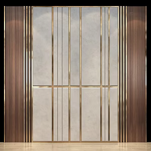background wall TV background wall 3d model