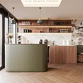 Elegant Beauty Hair Salon Interior With Comfortable Chairs Workstations And Stylish Lighting