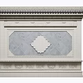 Traditional Chinese Screen Wall With Classic Eave Design And Diamond Pattern Carvings 3d model