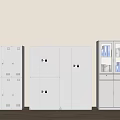 Modern File Cabinet Security Cabinet Coat Cabinet 3d model