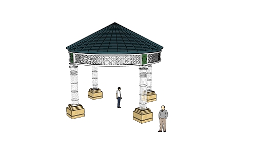 Modern Pavilion 3d model