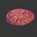 Freshly Baked Golden Brown Cookie With Crunchy Edges And Soft Center