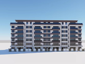 Modern Jin Xin Yan Lan Lake New Asian House 3d model
