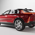 Red SUV Car With Modern Design Sleek Body Black Roof And Stylish Rims