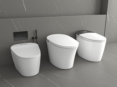 Modern Toilet Smart Toilet 3d model