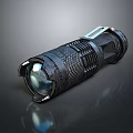 Flashlight flashlight military flashlight lighting tools tactical flashlight charging flashlight 3d model