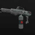 Industrial LOFT flamethrower 3d model