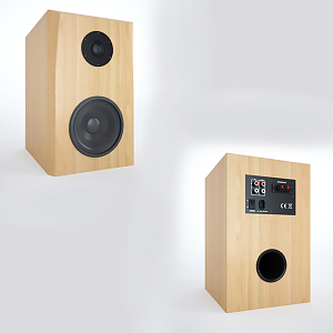 Modern Audio Speaker Sound Log Speaker Music 3d model