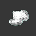Gold Coin Inspired Jewelry Pieces With Dollar Sign Decorative Elements