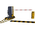 Modern Gate Electric Gate Access Control 3d model