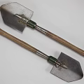 Agricultural Equipment Shovel With Wooden Handle And Metal Blade For Farming Work
