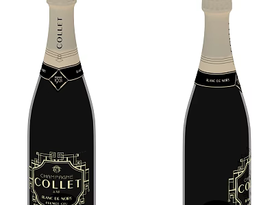 Household Appliance Wine Cooler Featuring COLET Continental Bottle Design And Style 3d model