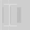 Modern Bathroom Vanity With Double Door Mirror And White Cabinet Design