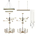 Modern Chandelier Designs With Various Shapes Including Circular Bar And Geometric Styles