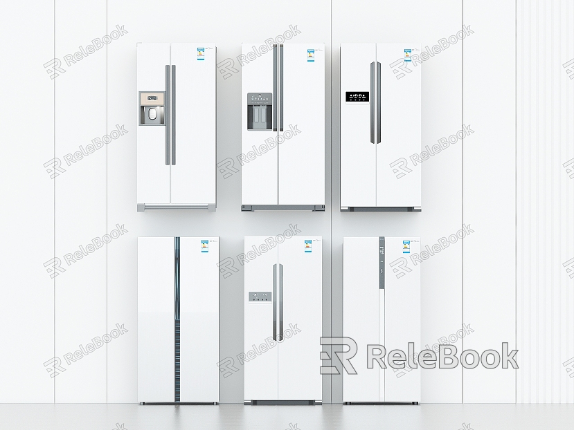 modern refrigerator household appliances double door refrigerator model