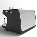 Double Head Espresso Coffee Machine With Top Cup Storage And Digital Control Panel
