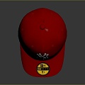 Hat Red Hat Cap PBR 3d model