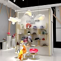 MATTERS HUB Modern Store Showroom Featuring Glass Windows Interior Lighting And Decorative