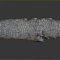 Natural Wood Stone Long Strip With Mosaic Texture Natural Rough Edges And Rustic Appearance
