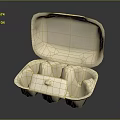Open Eco Friendly Pulp Egg Carton With Compartment Structure For Sustainable Eggs Packaging 3d model