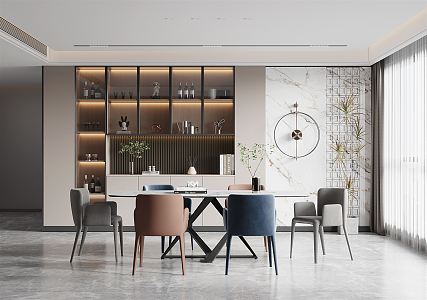 Modern Restaurant 3d model