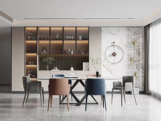 Modern Restaurant 3d model