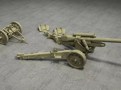 Modern Artillery Artillery 3d model Modern Artillery Artillery 3d model