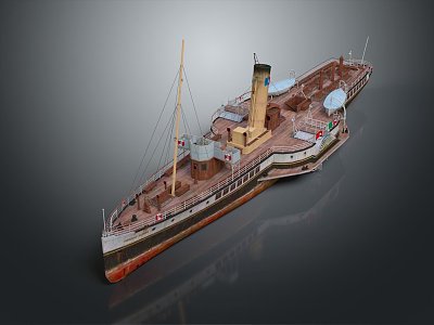 Modern Warship Ship Warship 3d model