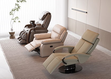 Modern Massage Chair Leather Massage Chair Massage Sofa Electric Massage Chair Foot Bath Massage Chair Beauty Chair 3d model