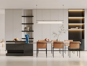 Modern Restaurant 3d model