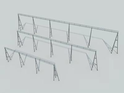 Heavy Duty Metal Truss Display Racks Perfect For Storing Household Electrical Appliances 3d model