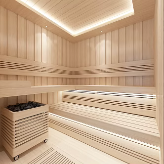Khan steam room 35 3d model