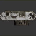 Vintage Leica Classic Camera Featuring Metal Body And Worn Texture Lens Design