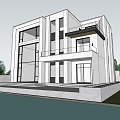 Modern Single-Family Villa Country House Homestay Villa Country Villa 3d model