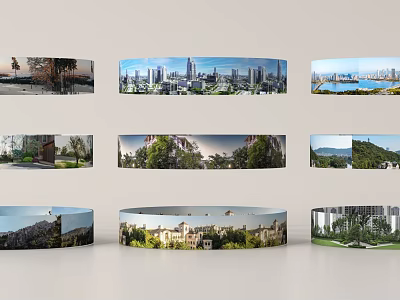 Modern Other Public Buildings Surrounding Background Landscape Background Forest Background City Background Exterior 3d model