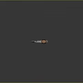 Blue Head Axe With Brown Red Handle And Cross Straps On Gray Background