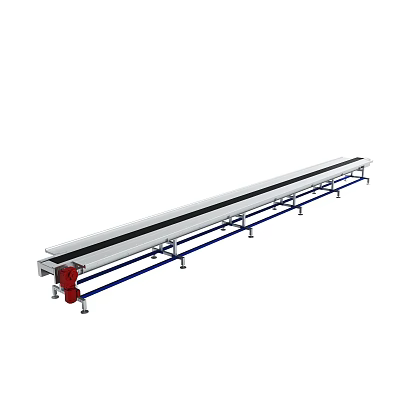 Metal Conveyor Crawler Conveyor Stainless Steel Metal Conveyor Security Inspection Belt Airport Conveyor Railway Station Security Conveyor Security Inspection Machine 3d model