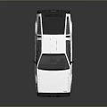 White DMC DeLorean Classic Sports Car With Sleek Body And Retro Design