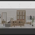 Men's Custom Clothing Store Front With Window Display Mannequins In Suits