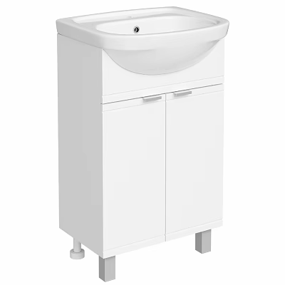 White Modern Dresser With Sleek Design And Functional Storage Drawers 3d model