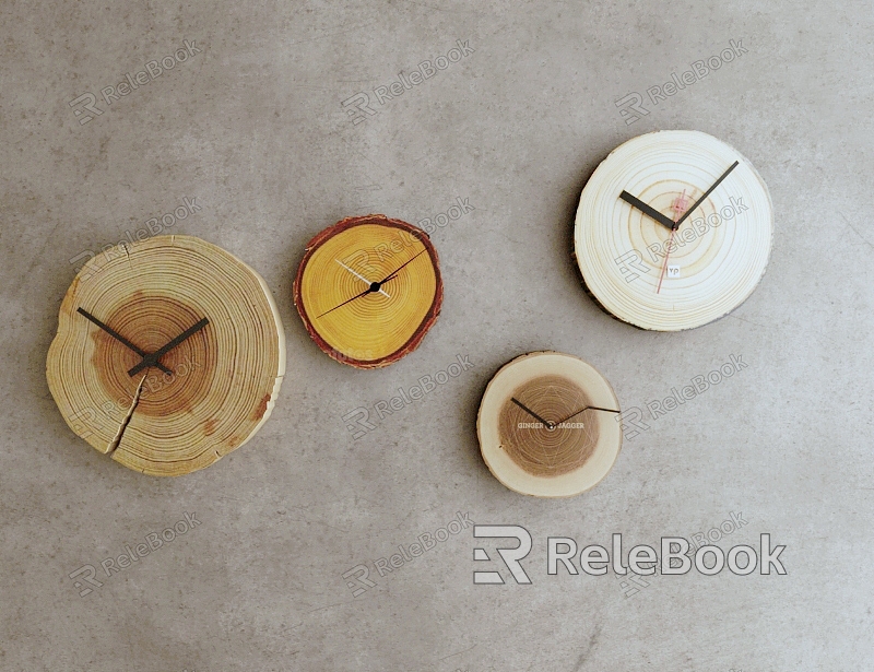 Log Creative Clock model