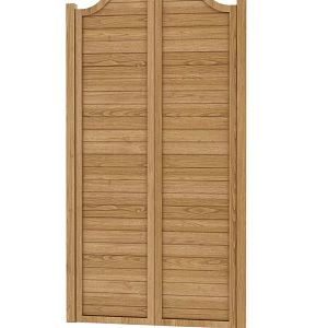 Denim door barn door 3d model