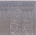 Modern Punched Plate Perforated Plate 3d model