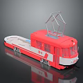 minibus minivan driverless bus school bus van box car 3d model