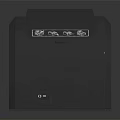 Modern Printer Bill Printer Label Printer 3d model