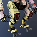 Robot Armor Warrior Game Character Iron Man 3d model