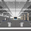 Indoor Swimming Pool Featuring Blue Water White Tiles Modern Ceiling Lighting And Large Screen